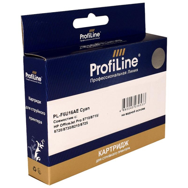 Картридж струйный ProfiLine PL-F6U16AE N953XL гол. для HP OJ Pro 7720/8720