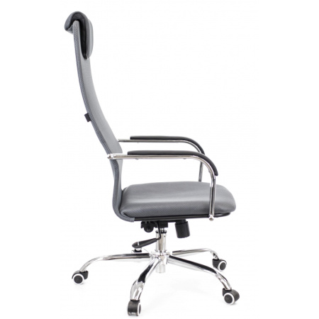 Кресло EV_ Everprof EP 708 TM сетка/ткань серый, хром