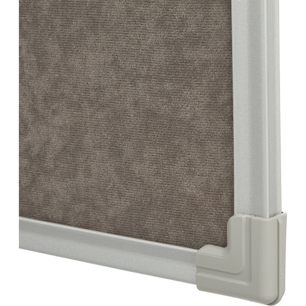 Доска Софтборд текст.100х150 Комус серый агат