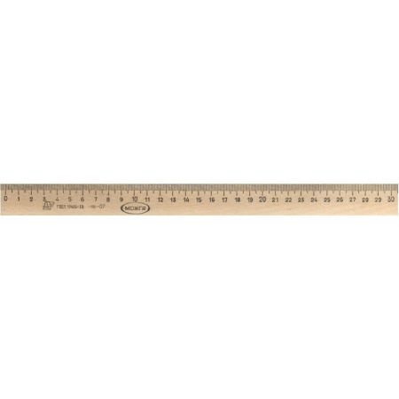 Линейка деревянная 30см,ЛП-300,С-07