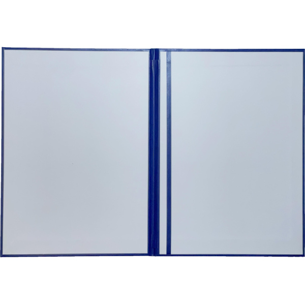 Папка адресная КОНКОРД, синий, А4