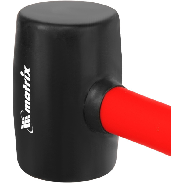 Киянка резиновая 225 г черная резина фибергласовая рукоятка Matrix 11175