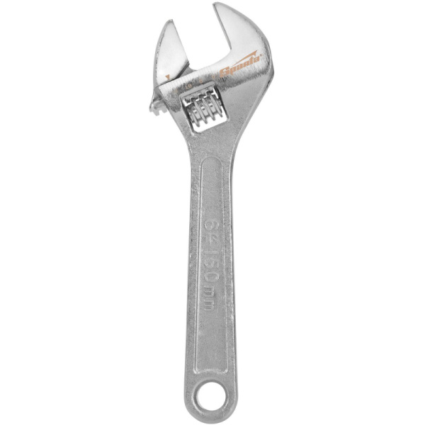 Ключ разводной 150 мм хромированный Sparta 155205