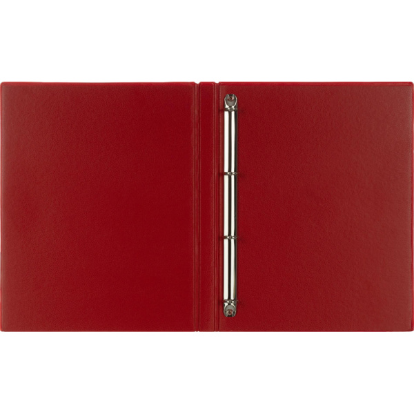 Папка на 4-х кольцах 25мм  красная Россия