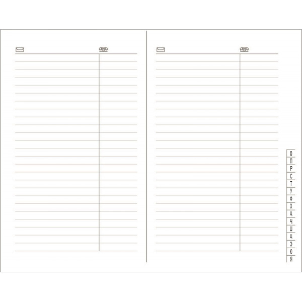 Телефонная книга зеленый,А5,133х202мм,96л,АТТАСНЕ ВИВА